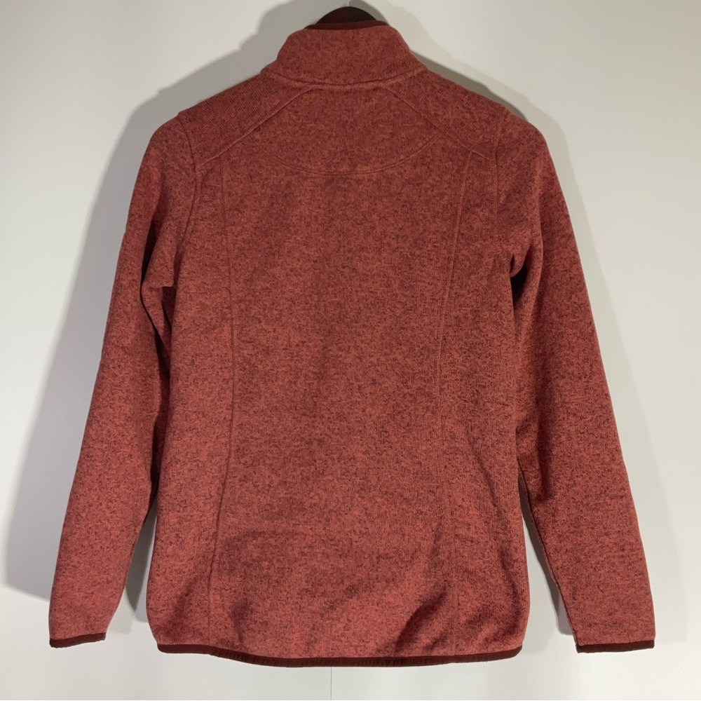 LL Bean Sweater Fleece Full-Zip Long Sleeve Front Pockets Chest Logo Jacket XS - Picture 12 of 15